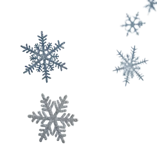 1些雪花