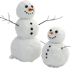 2个雪人