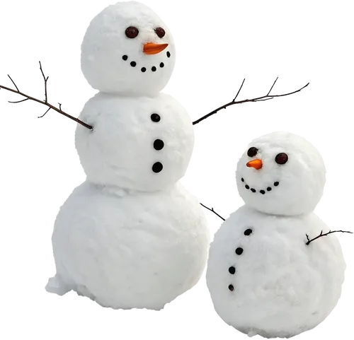 2个雪人