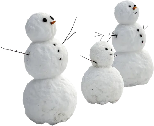 3个雪人