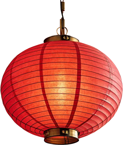 1个点亮的灯笼