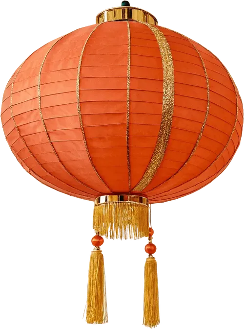 1个红色的灯笼