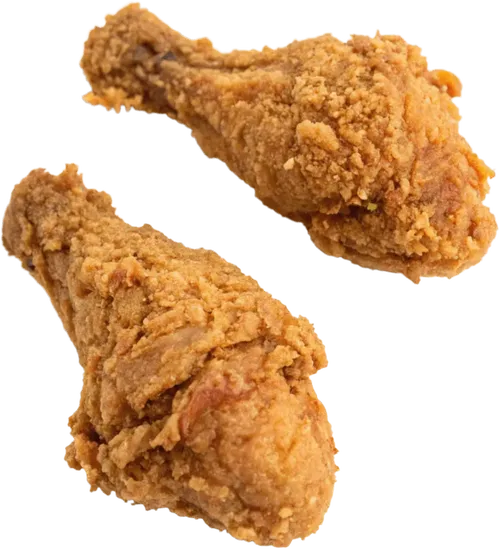 2个炸鸡腿