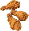 3个炸鸡腿