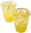 2瓶柠檬水