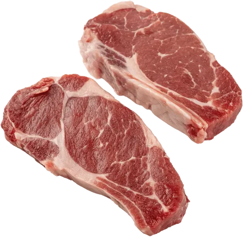2块新鲜的肉