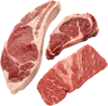 3块新鲜的肉